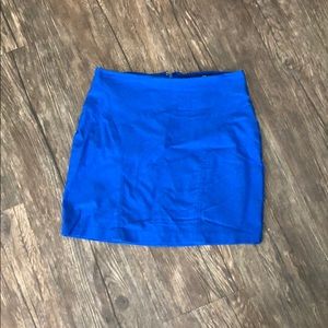 Forever 21 Blue Mini Skirt